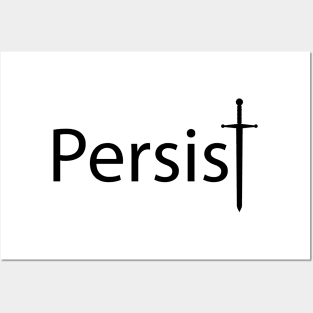 Persist persisting typography design Posters and Art